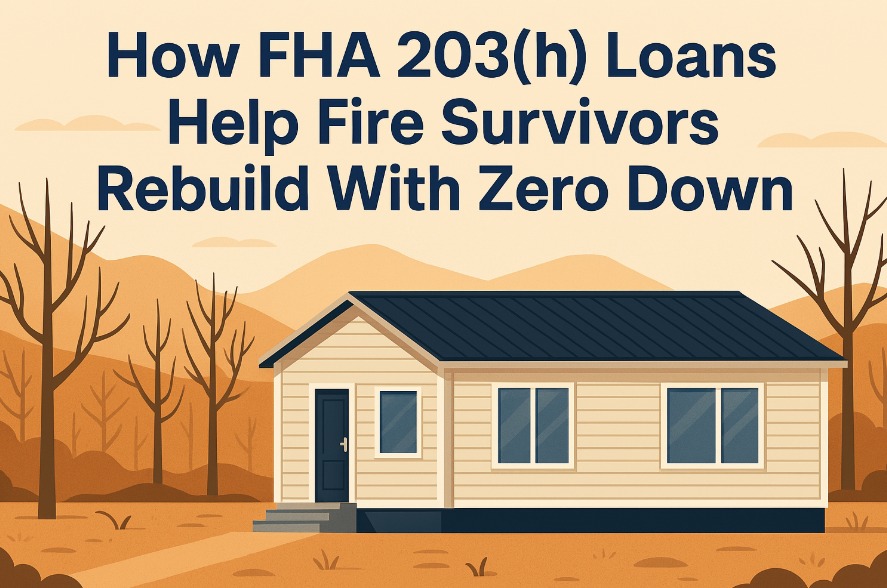 How FHA 203(h) Loans Help Fire Survivors Rebuild With Zero Down